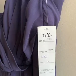 khloe jaymes bridesmaid dresses Amsale Long Bridesmaid Dress Chloe Amethyst main image 0